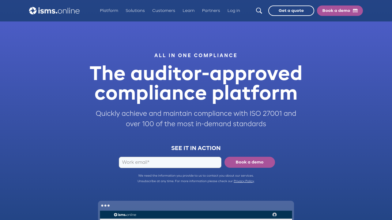 ISMS online